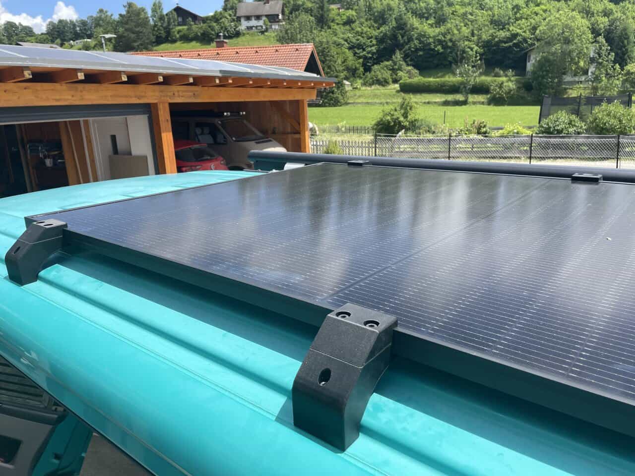 PV Halterung am T5 VAN