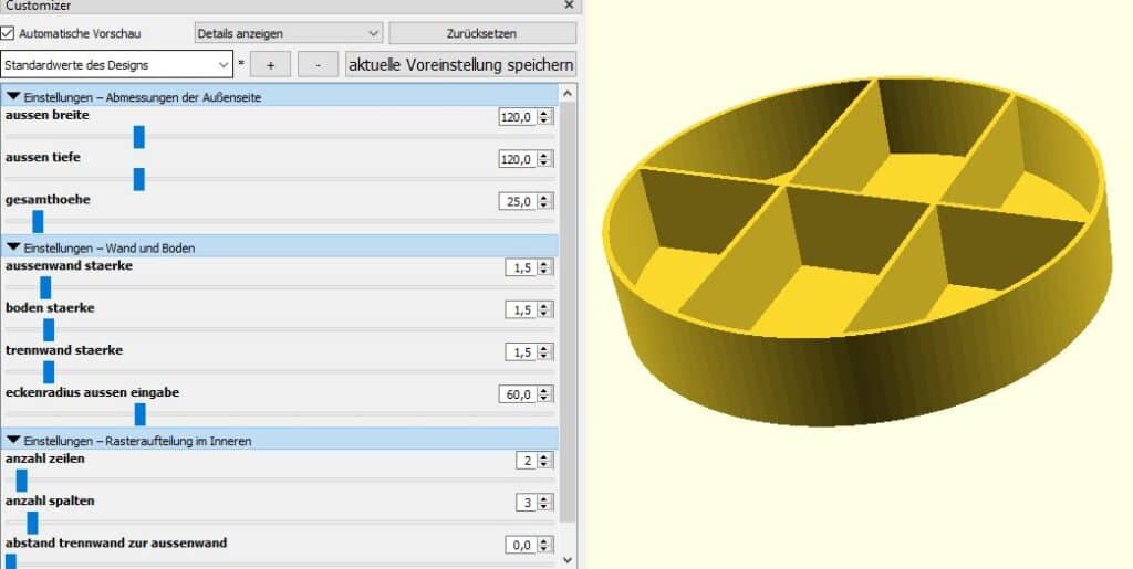 Schubladen-Ordnersystem-OpenSCAD-Einstellungen-Wand-Boden-rund-1024x515 Parametrischer Schubladen Organizer für OpenSCAD & 3D-Druck: Anleitung, Download & Tipps